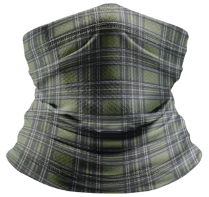 Plaid Tube Headband - 600pcs/Case, Olive Drab