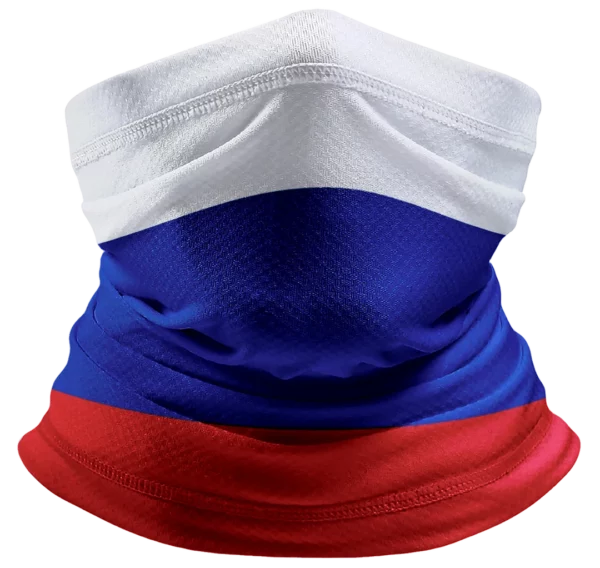 Country Flag Neck Gaiter - Russia Flag, 12 pieces