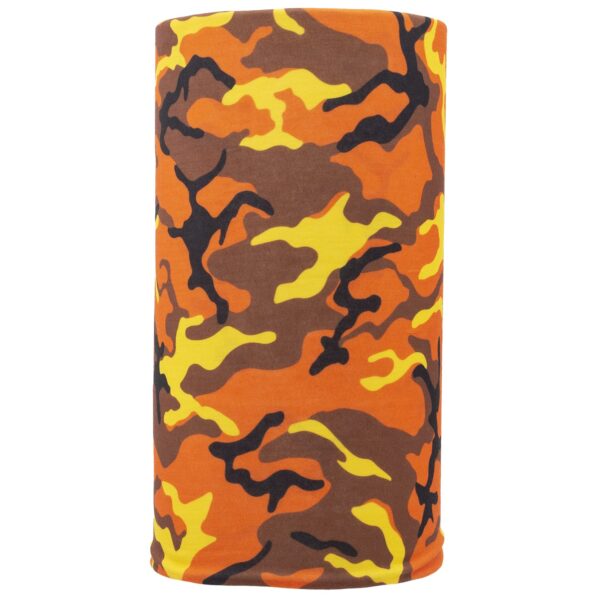 Camo Tube Headband - 12 pieces, Orange