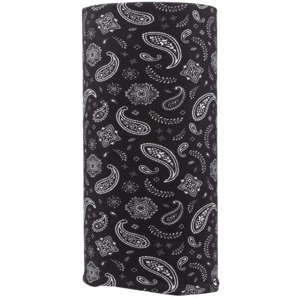 All Over Paisley Neck Gaiter - 1 piece, Black