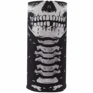 BW Skull and Spine Tube Headband - 12 pieces