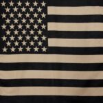 Subdued US Flag Bandana - 22x22 Inch - 22" x 22", 600pcs/Case
