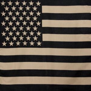 Subdued US Flag Bandana - 22x22 Inch - 22" x 22", 1 piece