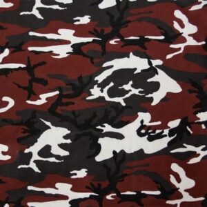 Red Camo Bandana - 27 x 27, 600pcs/Case