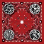Jesus Christ - Christian Bandana - Red - 22x22 Inch - 22" x 22", 600pcs/Case