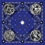 Jesus Christ - Christian Bandana - Royal - 22x22 Inch - 22" x 22", 12 pieces