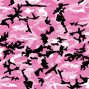 Pink Camo Bandana - 14" x 14", 1 piece