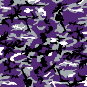 Ultra Violet Camo Bandana - 14 x 14, 1 piece