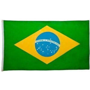 Brazil Flag - 3ft x 5ft Polyester - Imported - 1 piece