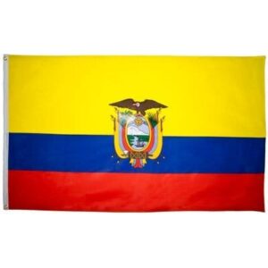 Ecuador Flag - 3ft x 5ft Polyester - Imported - 1 piece