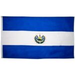 El Salvador Flag - 3ft x 5ft Polyester - Imported - 12 pieces