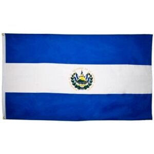 El Salvador Flag - 3ft x 5ft Polyester - Imported - 1 piece