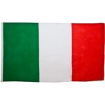 Italy Flag - 3ft x 5ft Polyester - Imported - 12 pieces