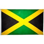 Jamaica Flag - 3ft x 5ft Polyester - Imported - 12 pieces