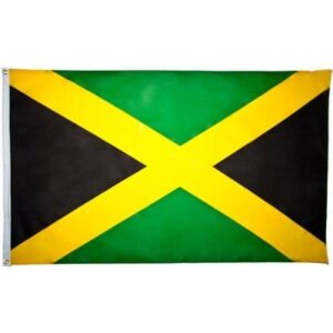 Jamaica Flag - 3ft x 5ft Polyester - Imported - 1 piece