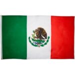 Mexico Flag - 3ft x 5ft Polyester - Imported - 144pcs - Case