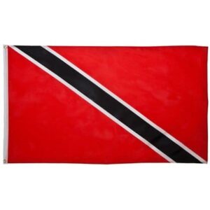 Trinidad & Tobago Flag - 3ft x 5ft Polyester - Imported - 1 piece