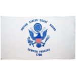 U.S. Coast Guard Flag - 3ft x 5ft Polyester - Imported - 12 pieces