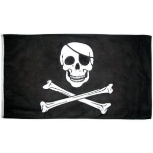 Jolly Roger Flag - 3ft x 5ft Polyester - Imported - 1 piece