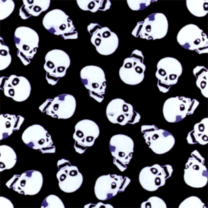 Tossed Skulls Bandana - 22x22 Inch - 1 piece