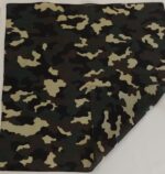 Woodland Camo Bandana - 22" x 22", 1 piece