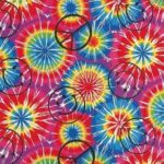 Smiley Faces and Peace Signs Bandana - 22x22 Inch - 12 pieces