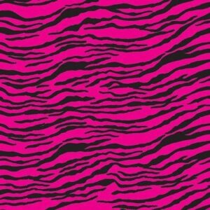 Zebra Stripe Pink Bandana - 22x22 Inch - 1 piece