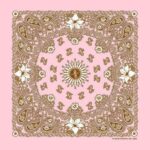 Good Sports Floral Paisley Bandana - 22x22 Inch - 1 piece