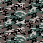 USA Made Camouflage Woodland Bandana - 22x22 Inch - 12 pieces