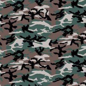 USA Made Camouflage Woodland Bandana - 22x22 Inch - 12 pieces