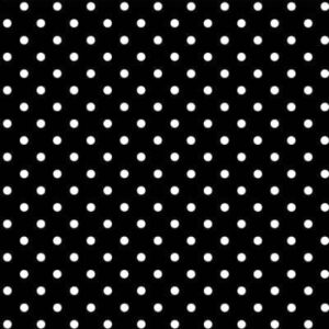 Dots Black White Bandana - 22x22 Inch - 1 piece