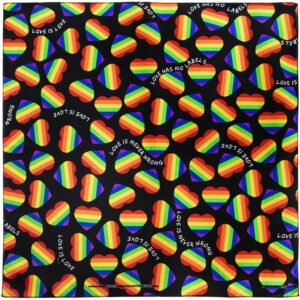 Love Has No Labels - Rainbow Bandana - 12 pieces