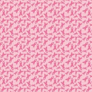 Pink Ribbon Bandana - 22x22 Inch - 600pcs/Case