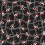Ghost Pirate Bandana - USA - 22x22 Inch - 1 piece