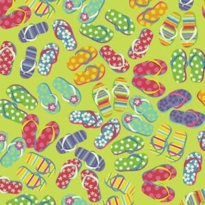 USA Made Flip Flop Fun Bandana - 22x22 Inch - 600pcs/Case