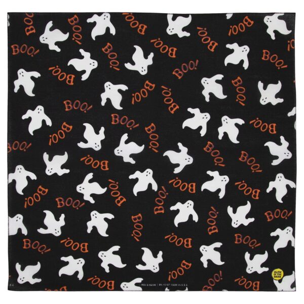 Boo Ghost- Glowing Bandana - USA - 22x22 Inch - 12 pieces
