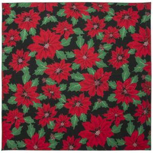 Green Poinsettia Bandana - 22x22 Inch - 600pcs/Case