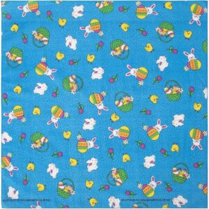 Bunny Patch Bandana - 22x22 Inch - 600pcs/Case