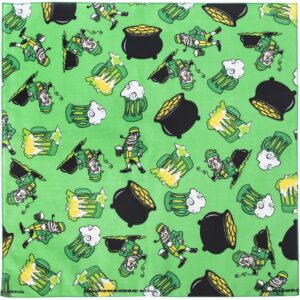 St. Patty's Party Bandana - 22x22 Inch - 600pcs/Case