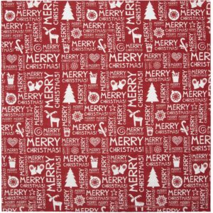Merry Christmas - Red Bandana - 600pcs/Case