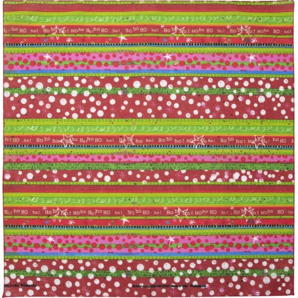 Ho Ho Ho Bandana - 22x22 Inch - 12 pieces