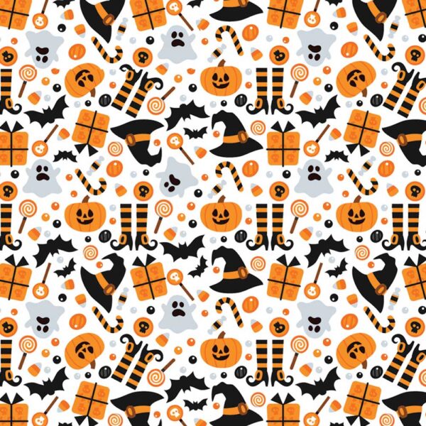 Witches Hats - White Bandana - USA - 22x22 Inch - 1 piece