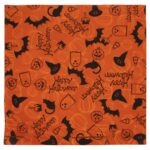 Happy Halloween Bandana - USA - 22x22 Inch - 1 piece
