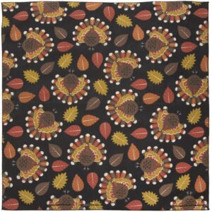 Tossed Turkey Bandana - 22x22 Inch - 600pcs/Case