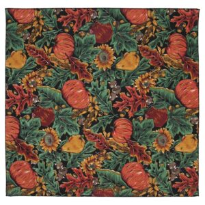 Acorns & Pumpkins Bandana - USA - 22x22 Inch - 12 pieces
