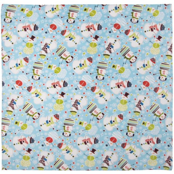 Snowmen 2 - Light Blue Bandana - 600pcs/Case