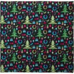 Trendy Christmas - Hunter Green Bandana - 1 piece