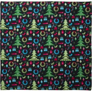 Trendy Christmas - Hunter Green Bandana - 1 piece