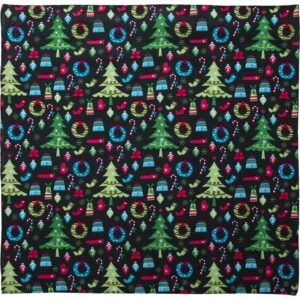 Trendy Christmas - Hunter Green Bandana - 12 pieces