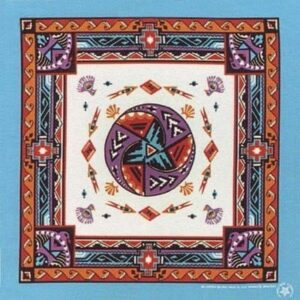 Aztec Turquoise - Bandana - 22x22 Inch - 600pcs/Case
